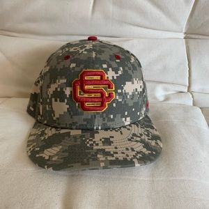 USC camo baseball hat